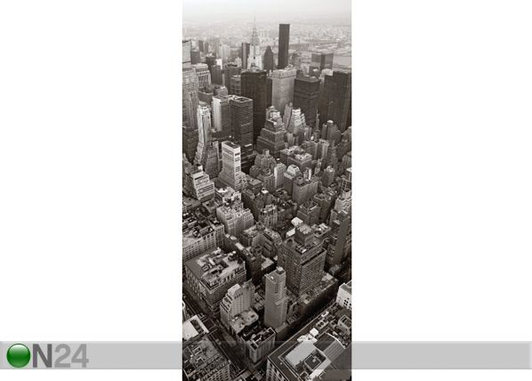 Флизелиновые фотообои Bird's-eye view of the city 90x202 cм