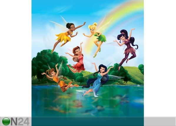 Флизелиновые фотообои Disney fairies in the rainbow 180x202 cm