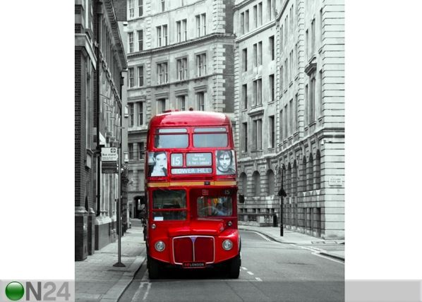 Флизелиновые фотообои London bus 180x202 cm