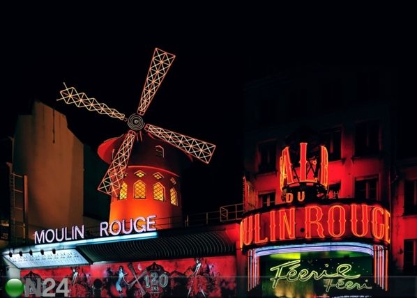 Флизелиновые фотообои Moulin Rouge 360x270 см