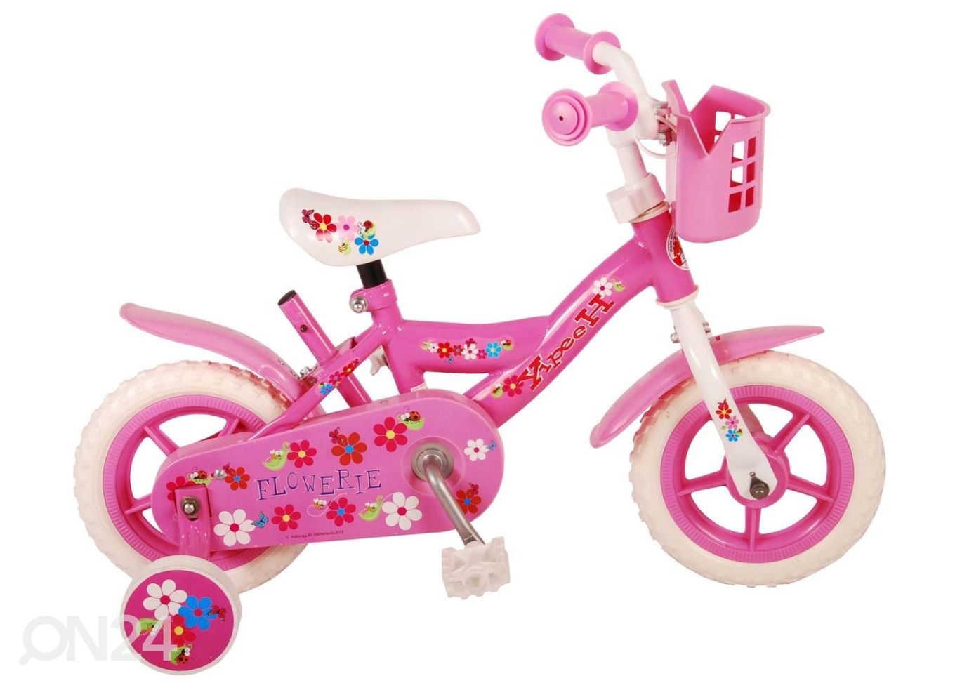 Велосипед для девочек 10 дюймов Volare Flowerie увеличить