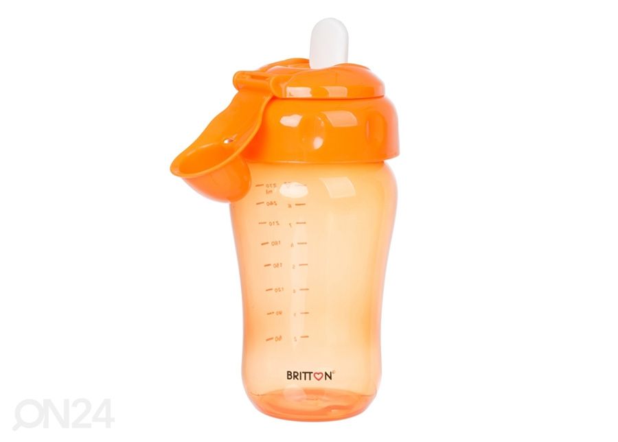 Детская бутылочка с мягким носиком Britton 270 мл (3шт) увеличить