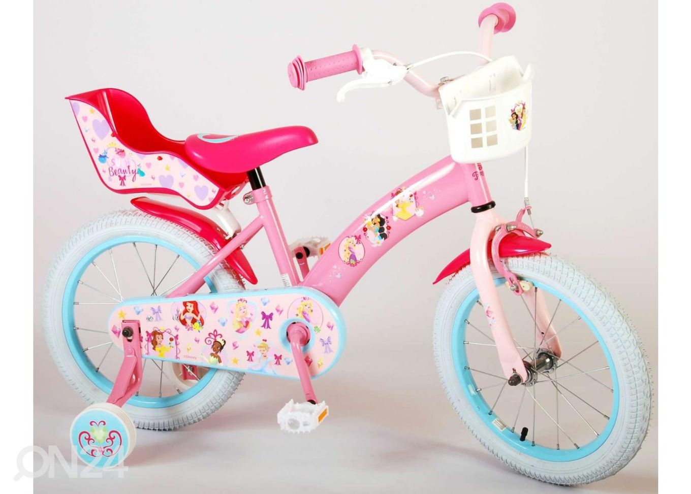 Детский велосипед 16 дюймов Disney Princess розовый увеличить