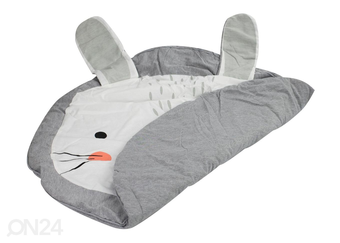 Детский игровой коврик серый кролик 85 см увеличить