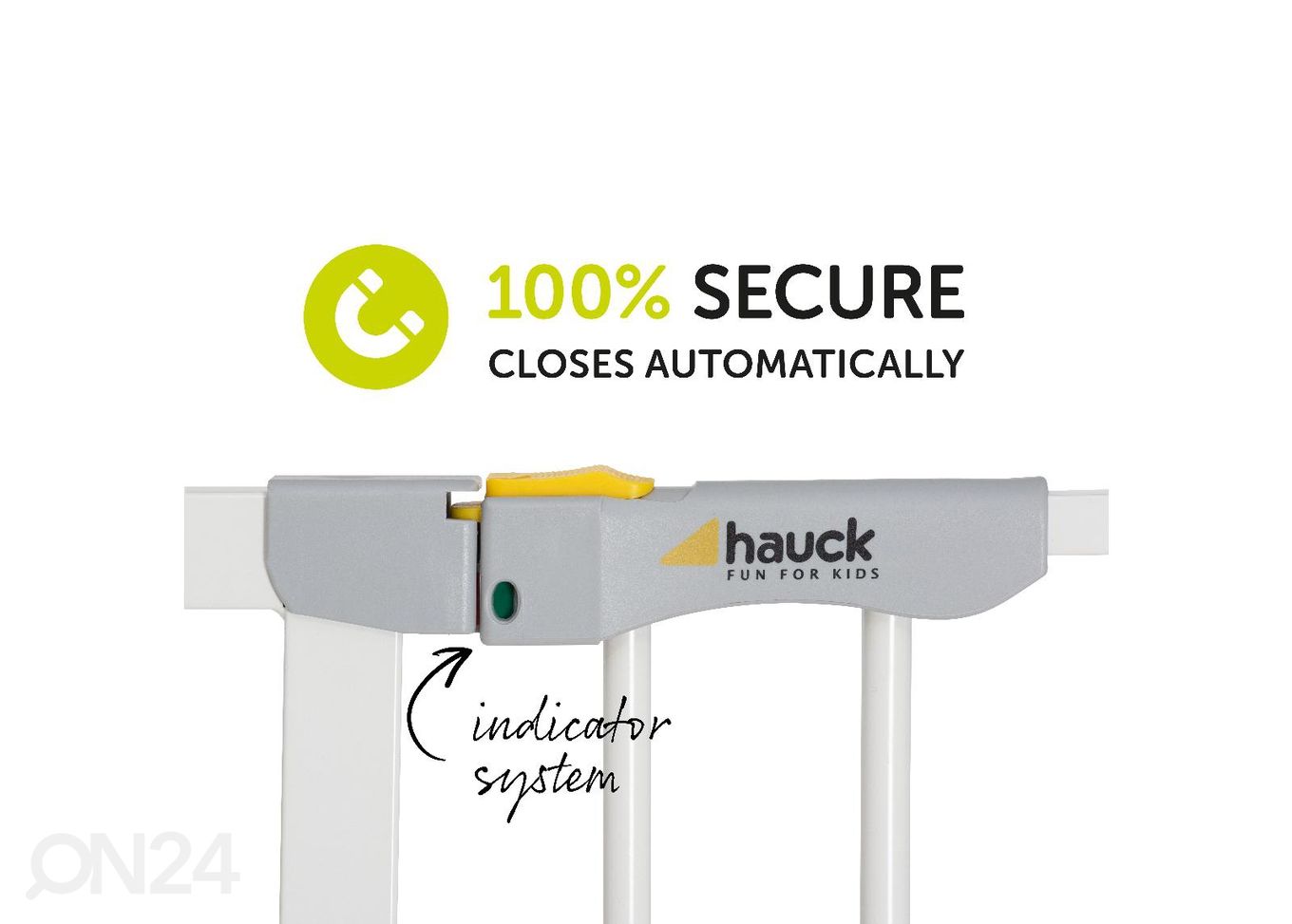 Калитка безопасности 75-80 cm Hauck Essential автоматическое закрытие N Stop 2 белый увеличить