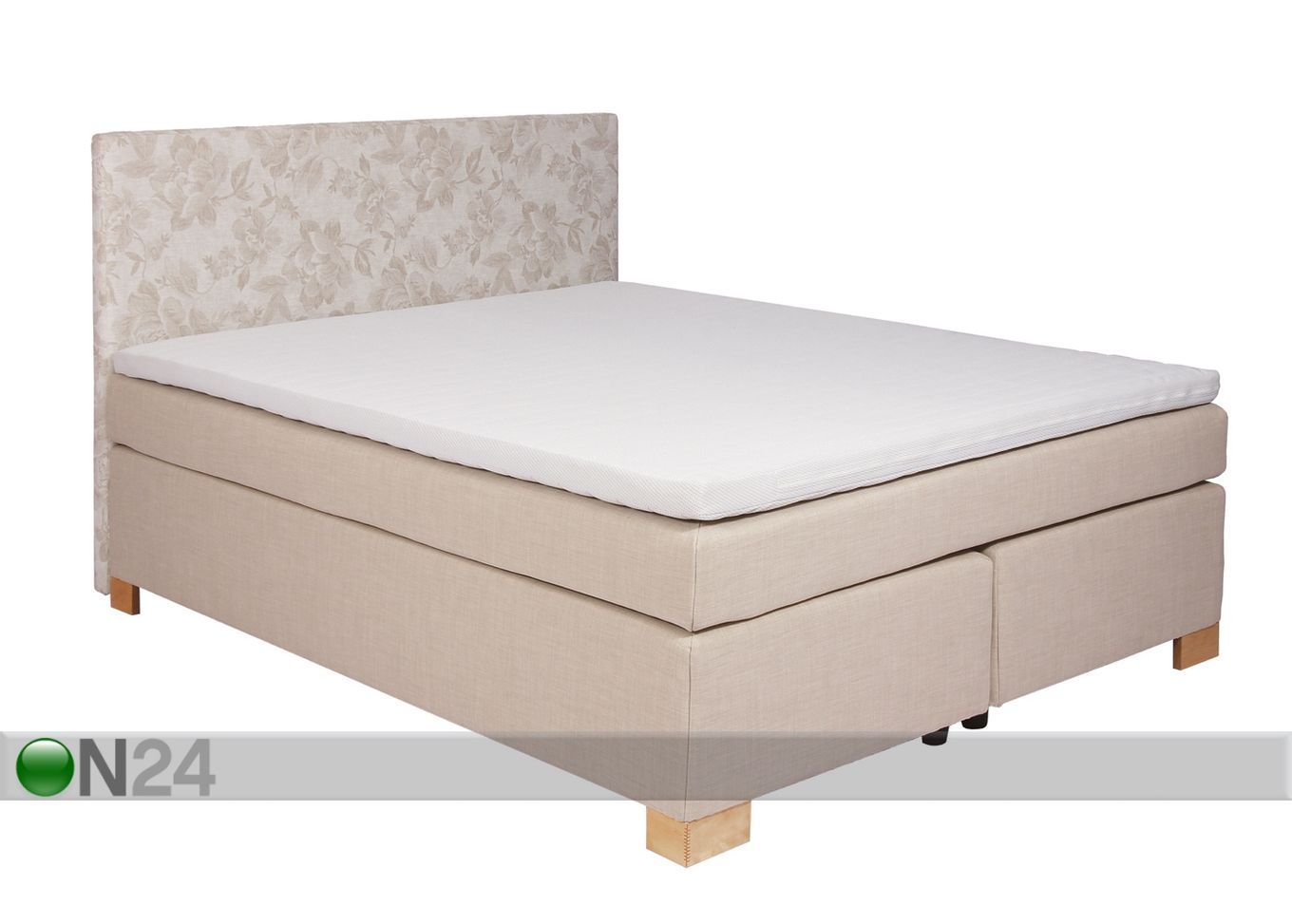 Континентальная кровать Pocket Luxus 160x200cm + изголовье увеличить