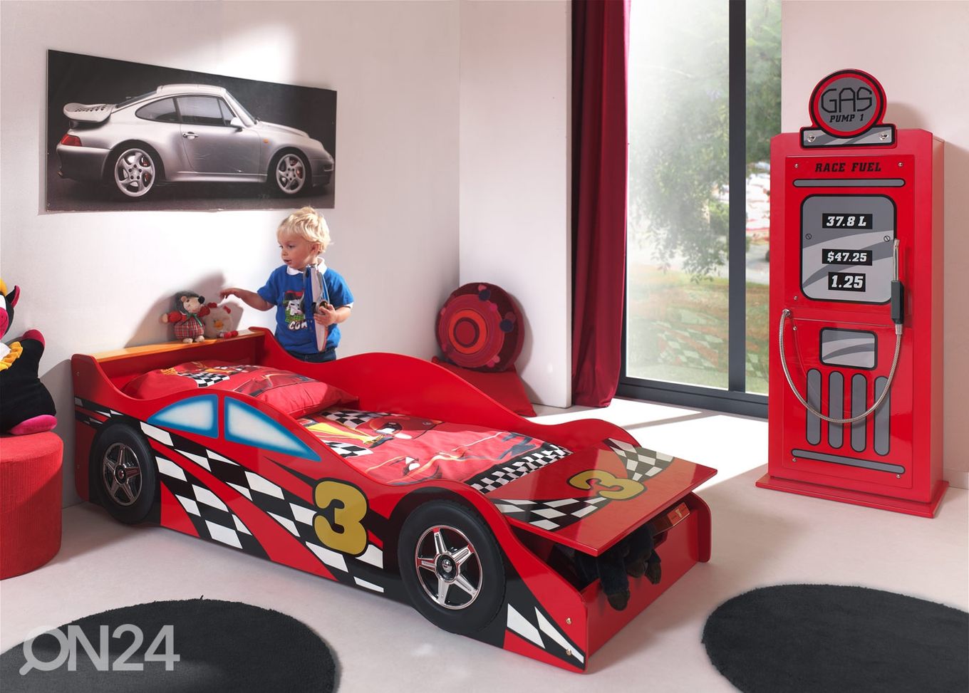 Кровать Race Car 70x140 cm увеличить