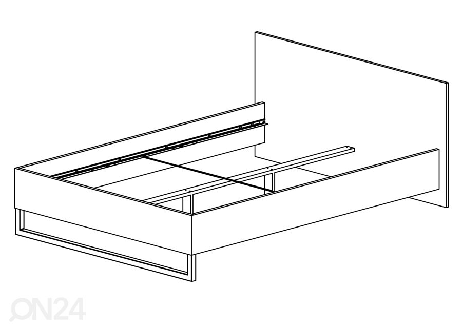 Кровать Style 140x200 cm увеличить