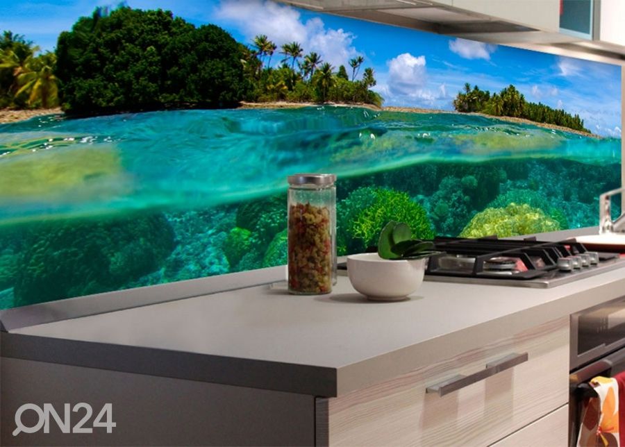Кухонный фартук Coral Reef 180x60 см увеличить