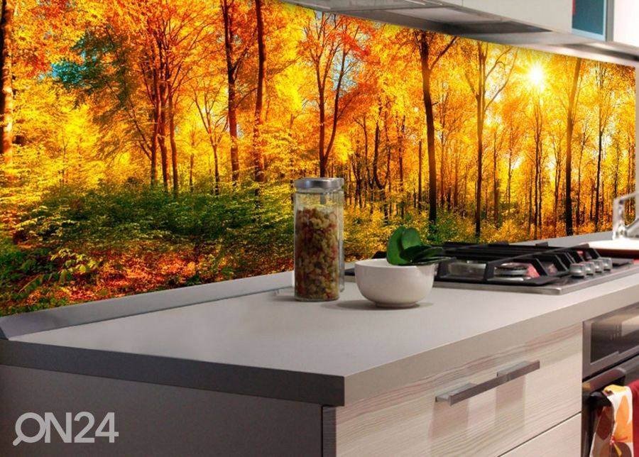 Кухонный фартук Sunny forest 180x60 см увеличить