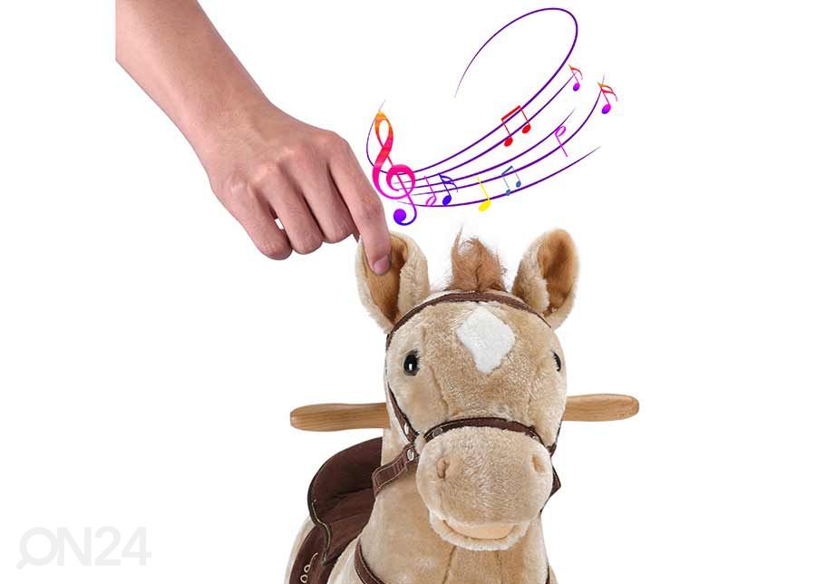 Лошадка-качалка с музыкой увеличить