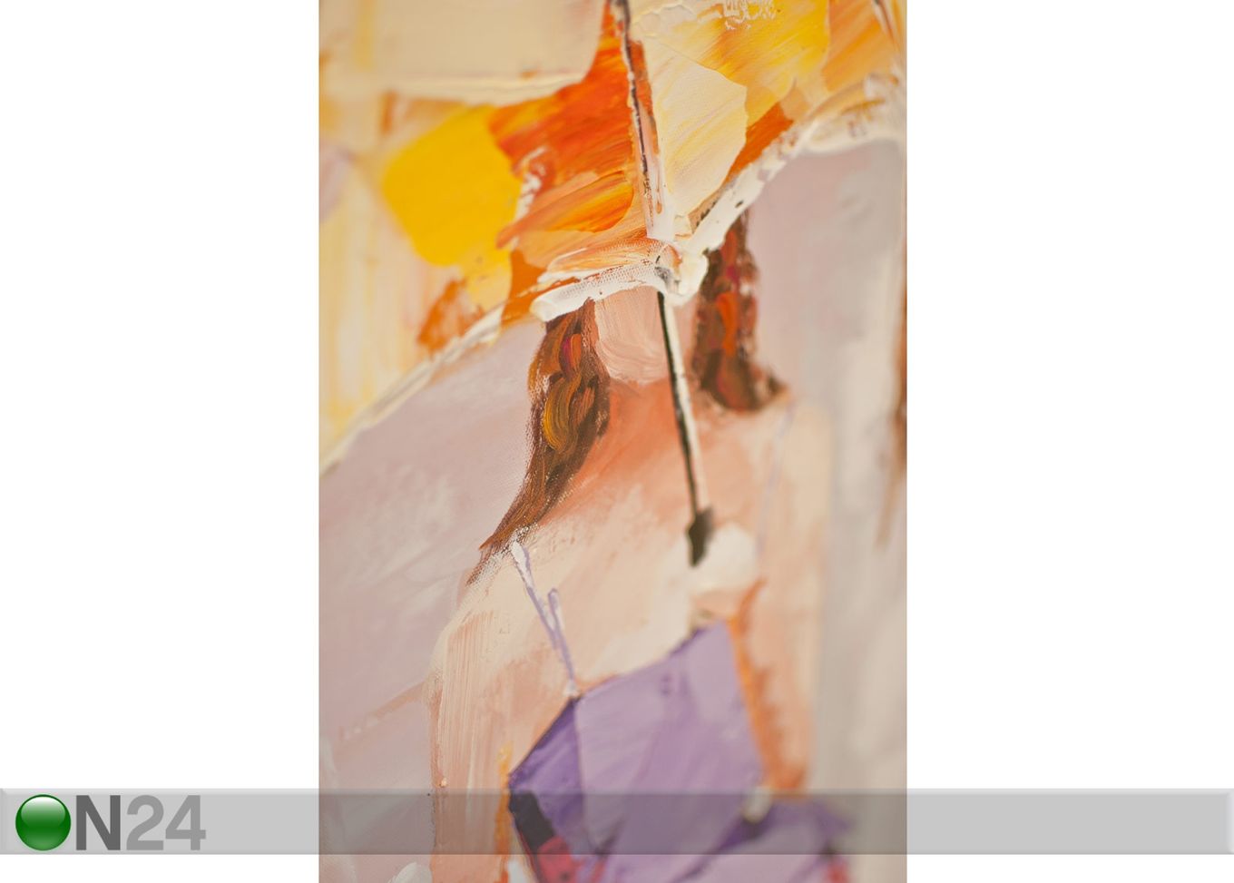 Масляная картина Дама в лиловом 120x40 cm увеличить