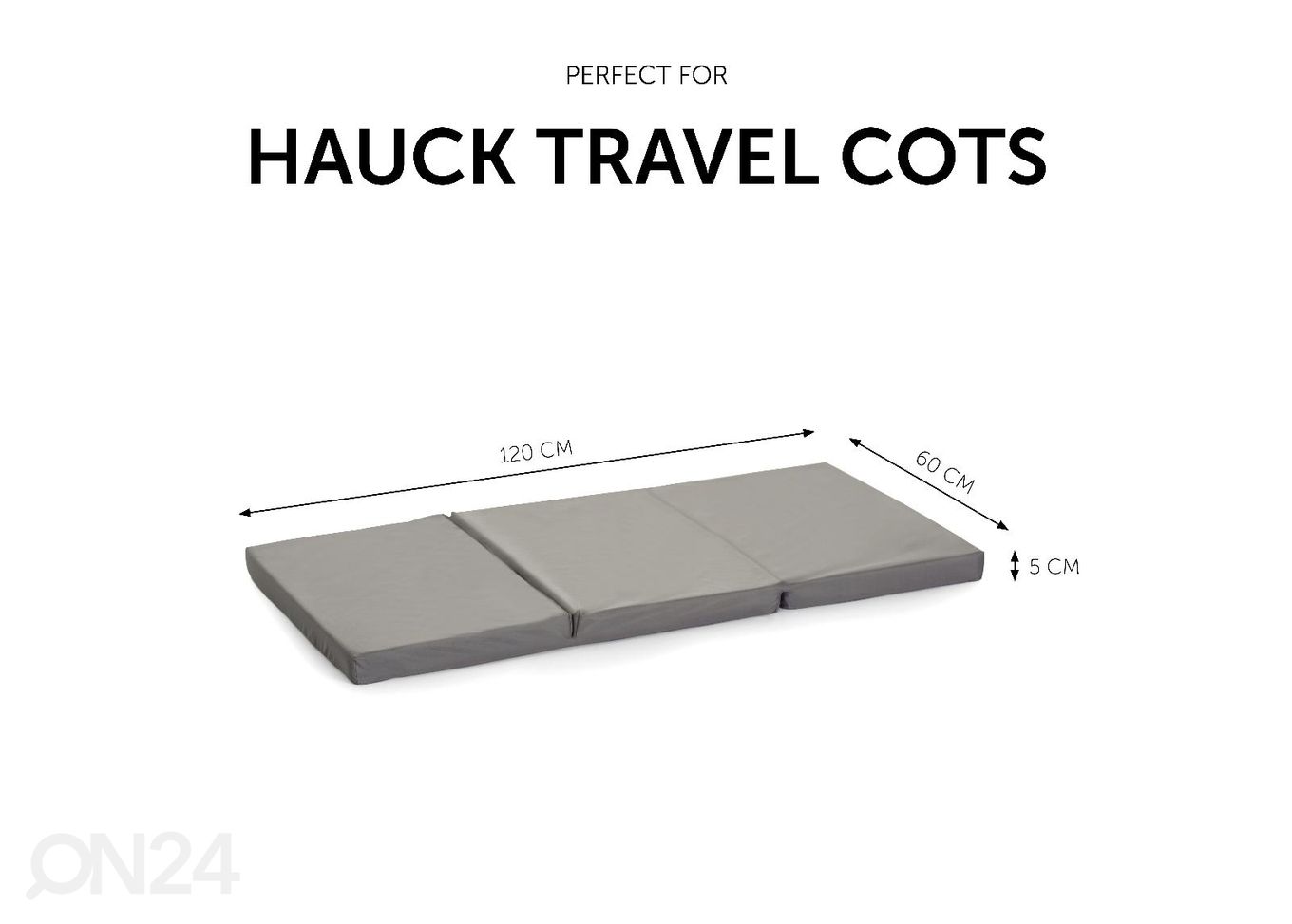 Матрас для дорожной кроватки 60x120 cm Hauck Sleeper увеличить