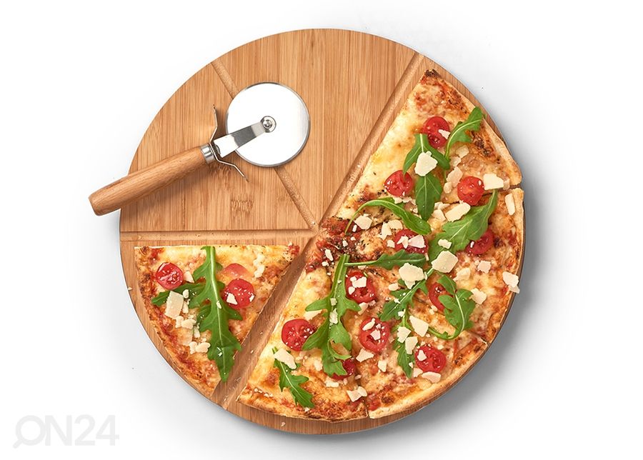 Набор для пиццы, основа и нож увеличить
