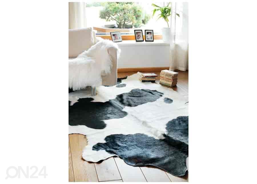 Натуральная шкура black-white maxi 200x210 см увеличить