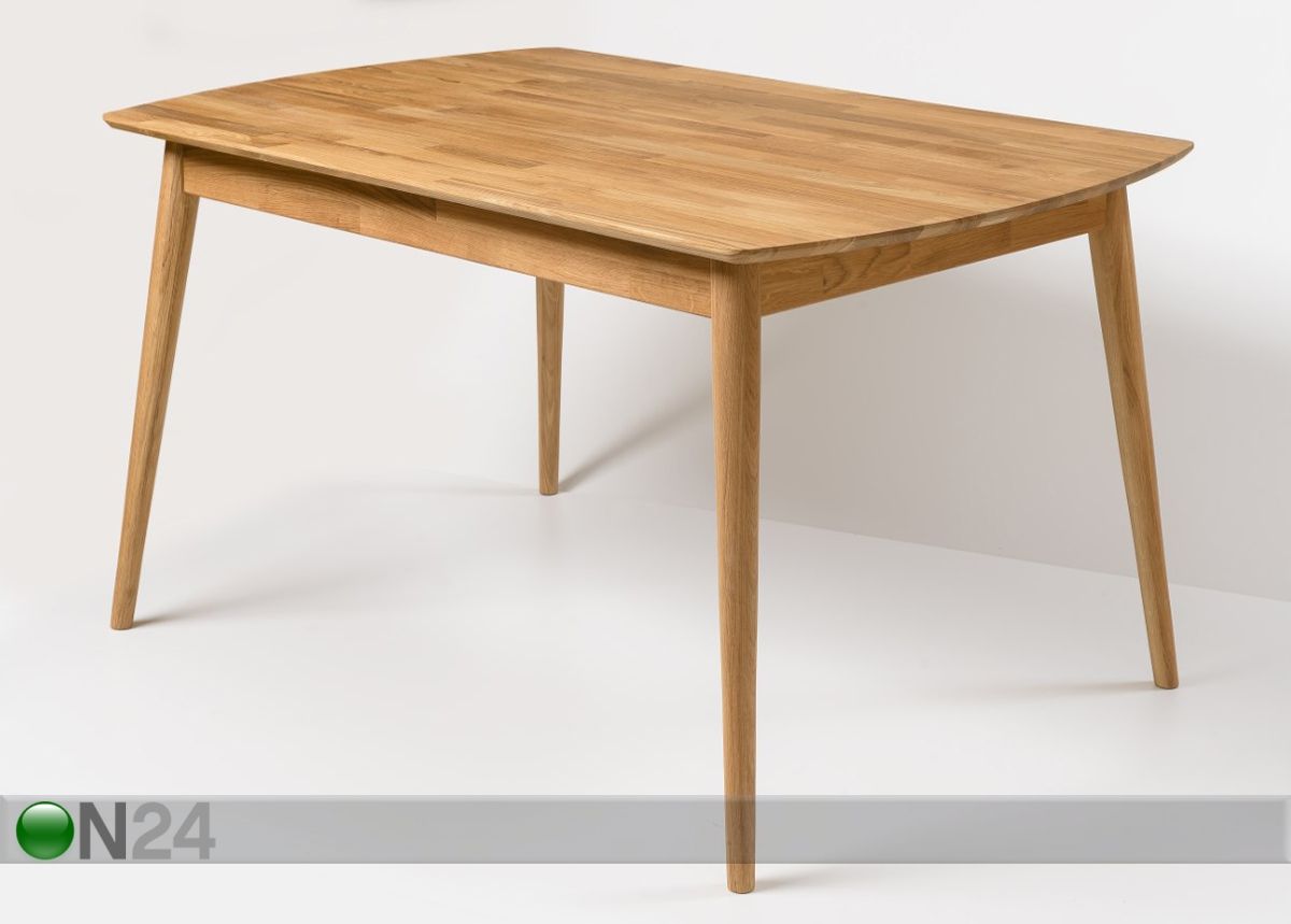 Обеденный стол из массива дуба Scan 140x90 cm+ 6 стульев Irma увеличить