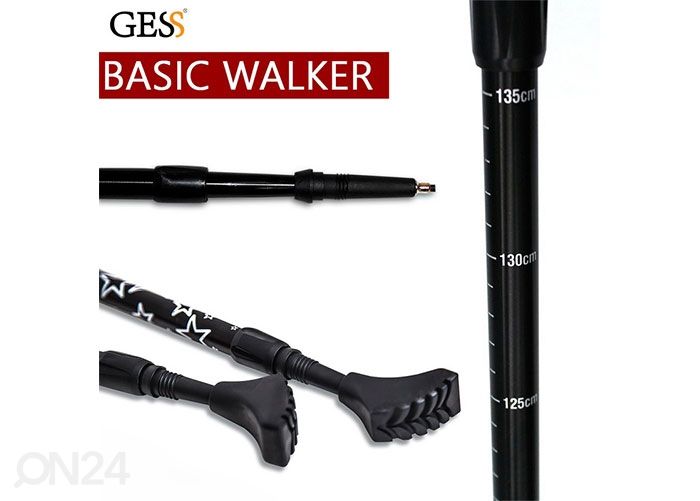 Палки для скандинавской ходьбы GESS Basic Walker увеличить