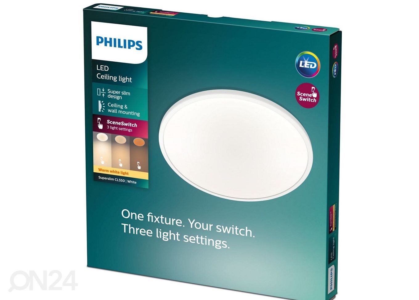 Потолочный светильник Philips Superslim SSW 18 Вт увеличить