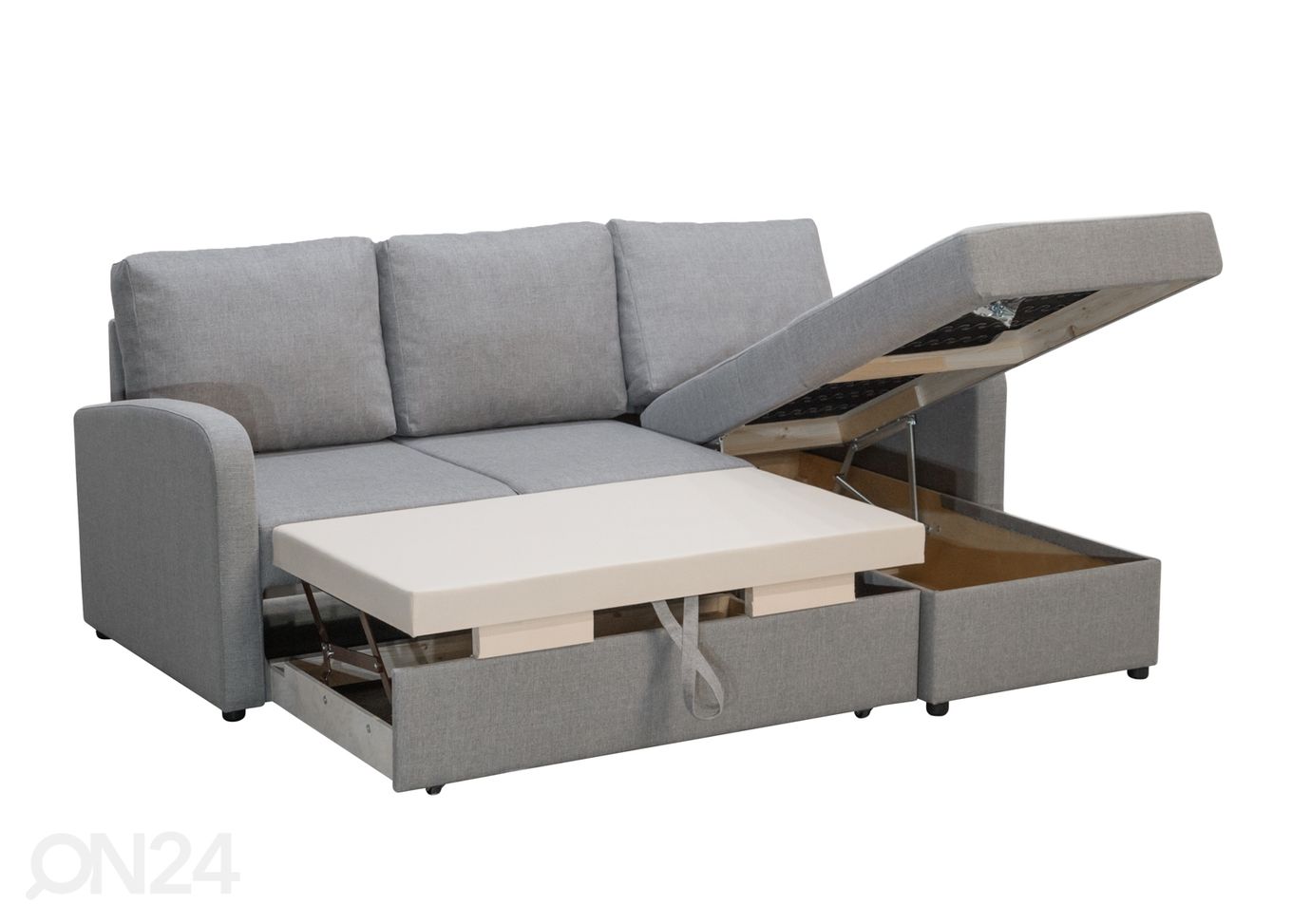 Угловой диван-кровать с ящиком Karet 200 cm увеличить