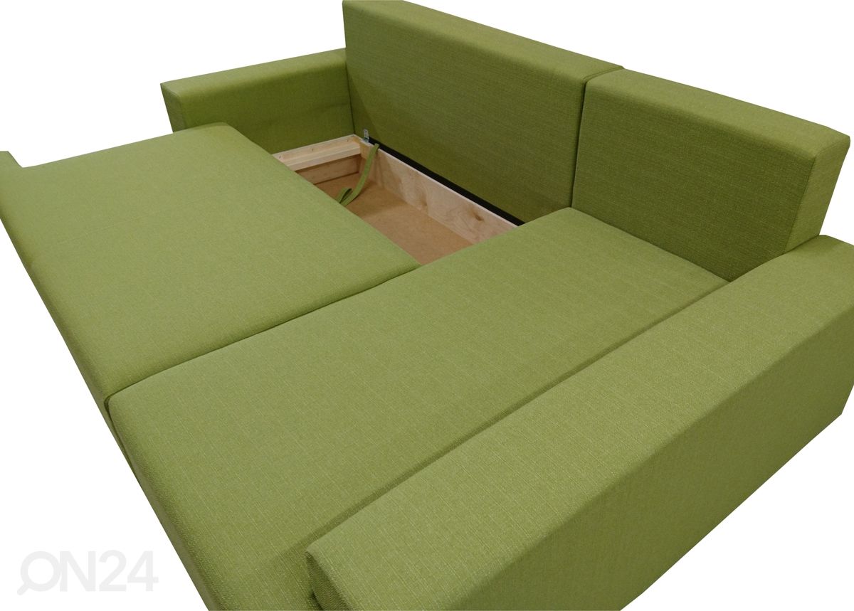 Угловой диван-кровать с ящиком Klaus увеличить