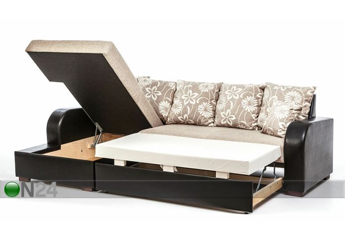 Угловой диван-кровать с ящиком Rio увеличить