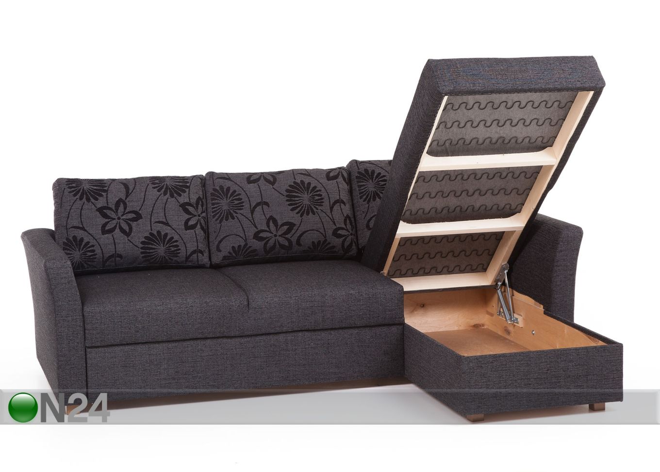 Угловой диван-кровать с ящиком Sindy увеличить