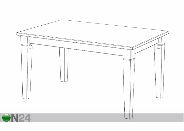 Удлиняемый обеденный стол Windsor 90x140-190 cm увеличить