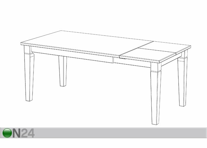 Удлиняемый обеденный стол Windsor 90x140-190 cm увеличить