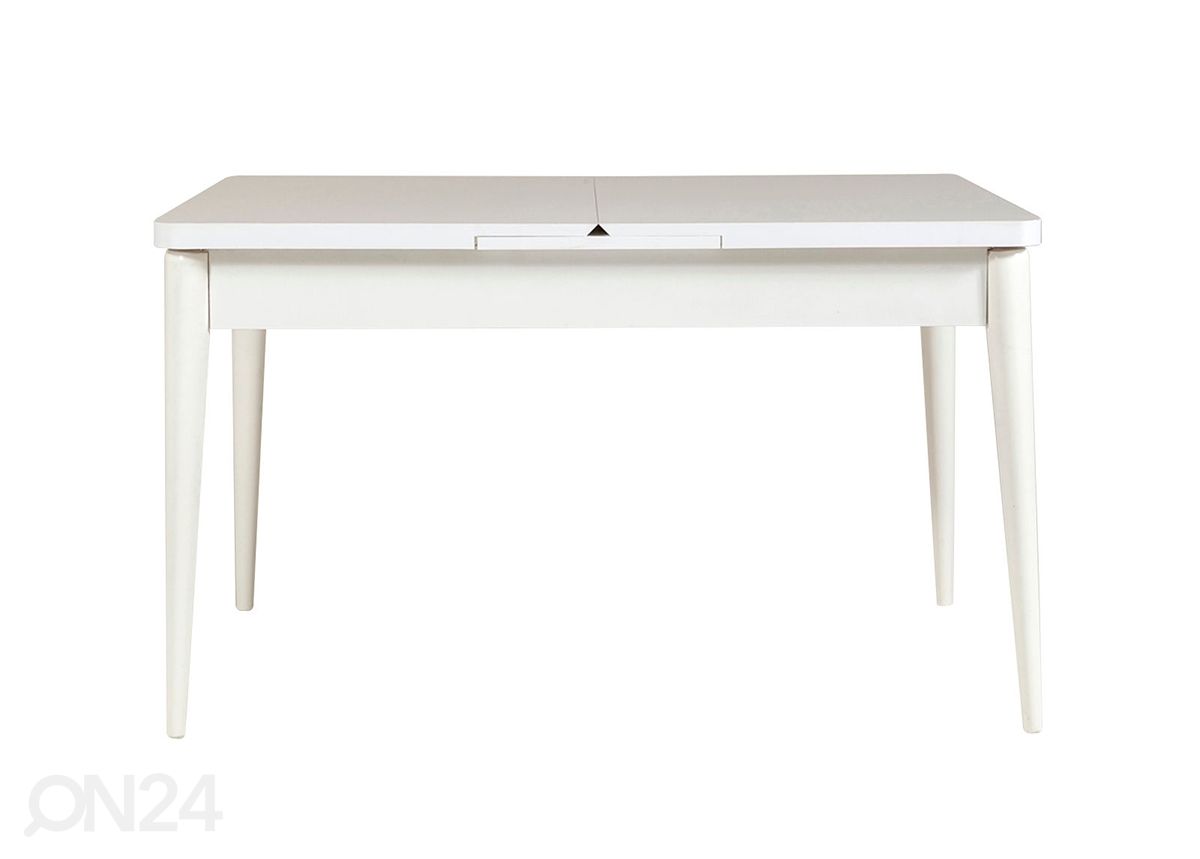 Удлиняющийся обеденный стол 75x129-163 cm + 2 стула+2 скамьи увеличить