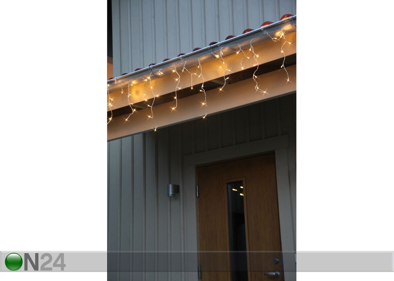 Уличная световая штора 144 LED, 4м увеличить
