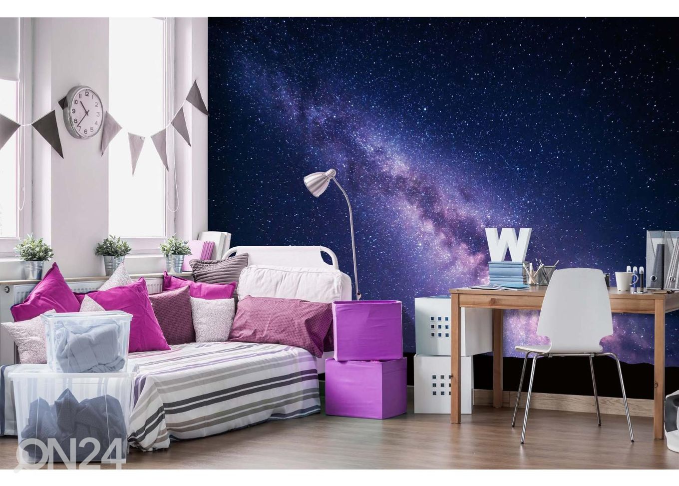 Флизелиновые фотообои Purple Milky Way увеличить