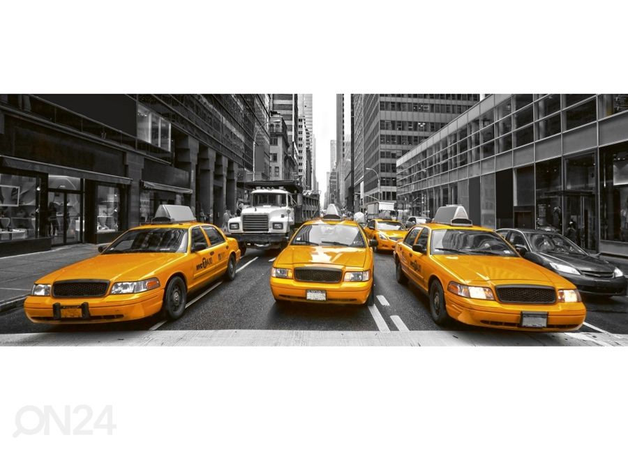 Флисовые фото-обои Yellow taxi 150x250 см увеличить