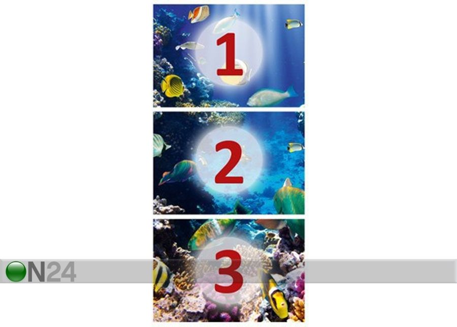 Фотообои Underwater Paradise 100x210cm увеличить