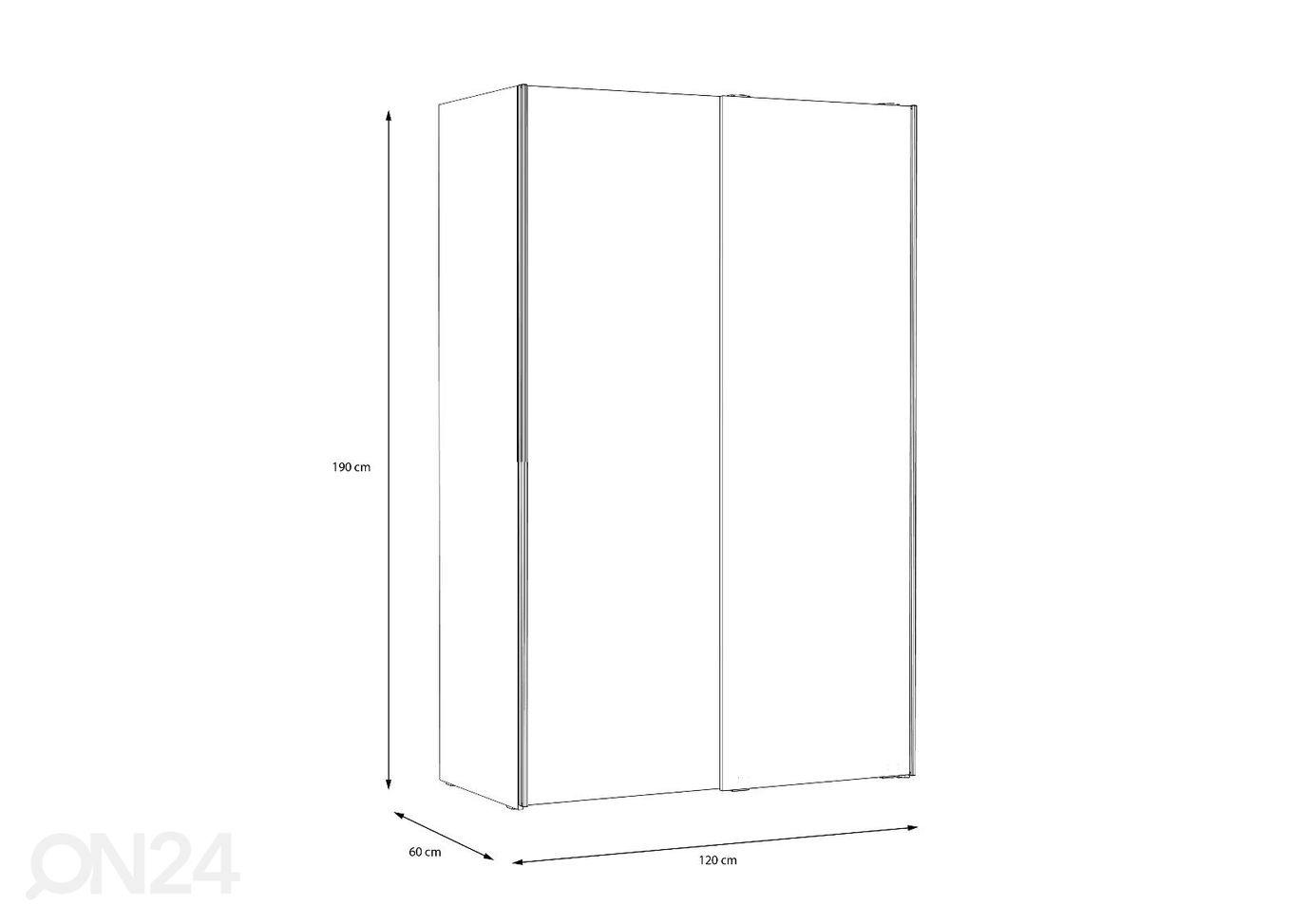 Шкаф-купе Arco 120 cm увеличить