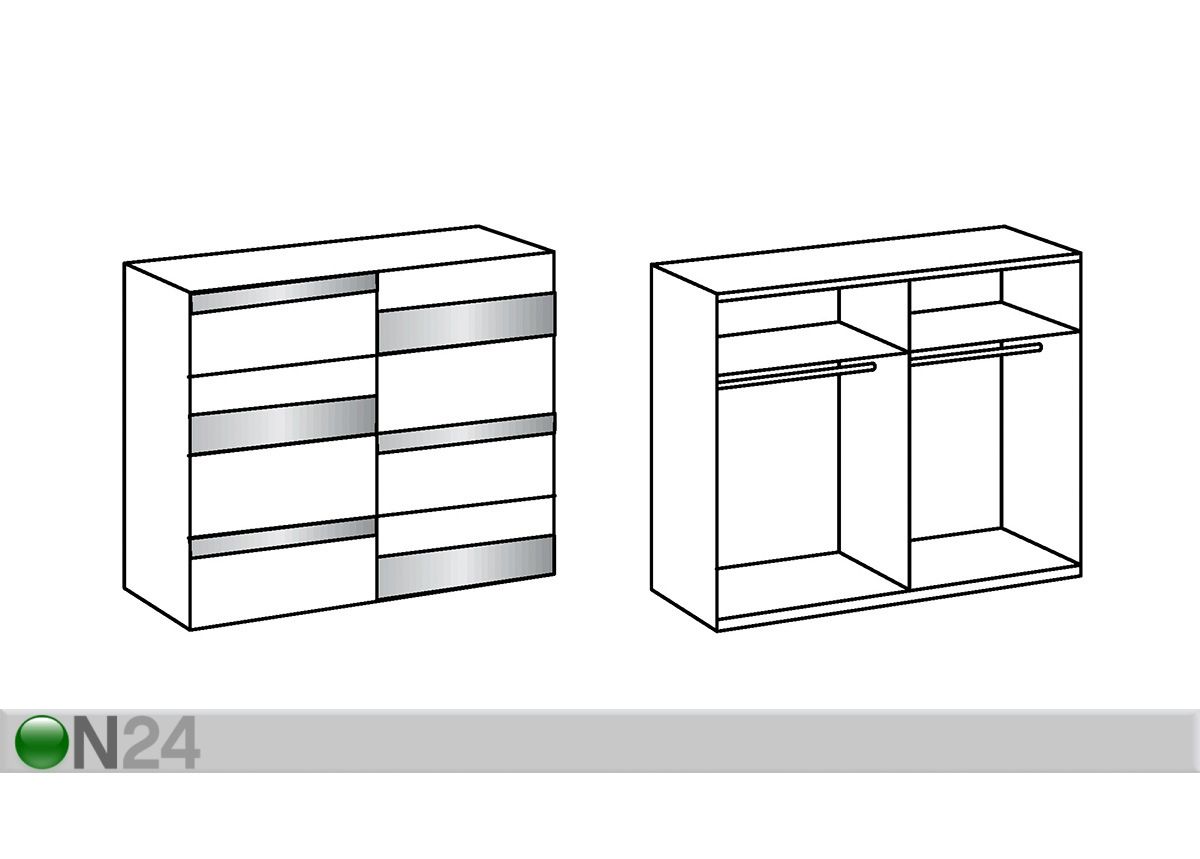 Шкаф-купе Mondrian 225 cm увеличить