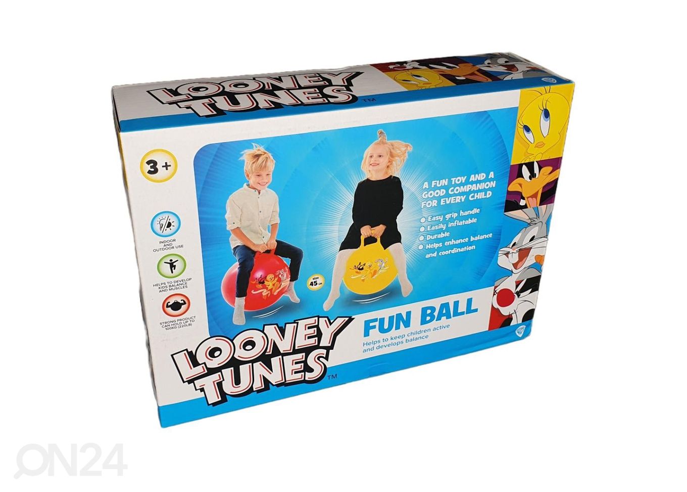 Gerardo's Toys прыгающий мяч Fun Ball Looney Tunes, красный увеличить