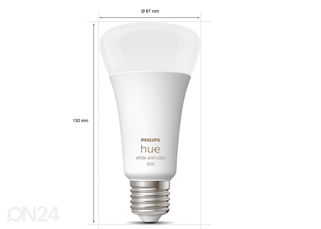 Hue White and Color ambiance лампочка E27 13.5 W 1600lm A67 увеличить
