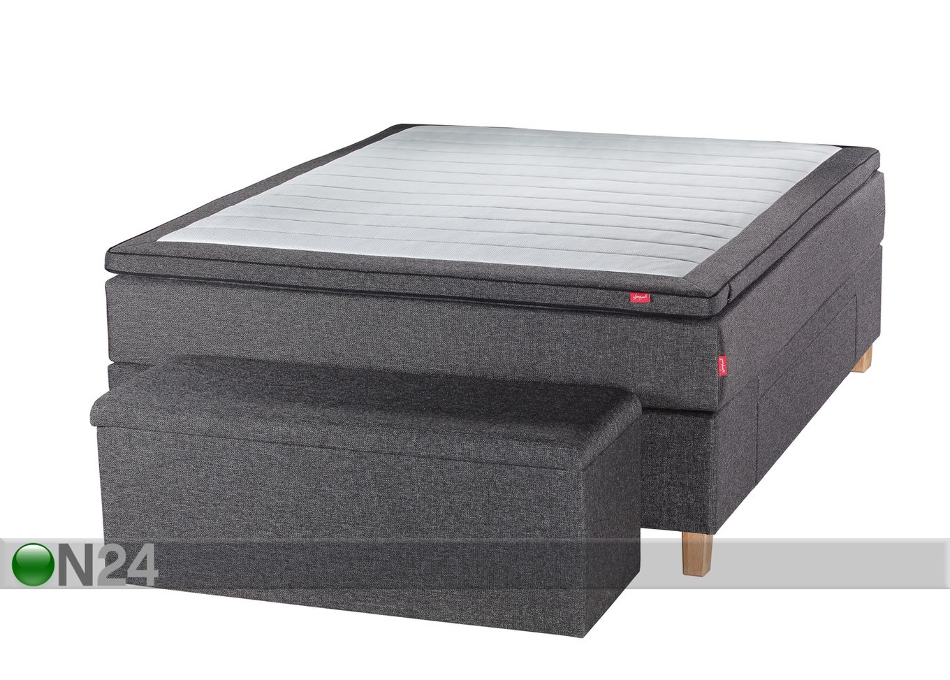 Sleepwell Black континентальная кровать с ящиком 160x200 cm увеличить