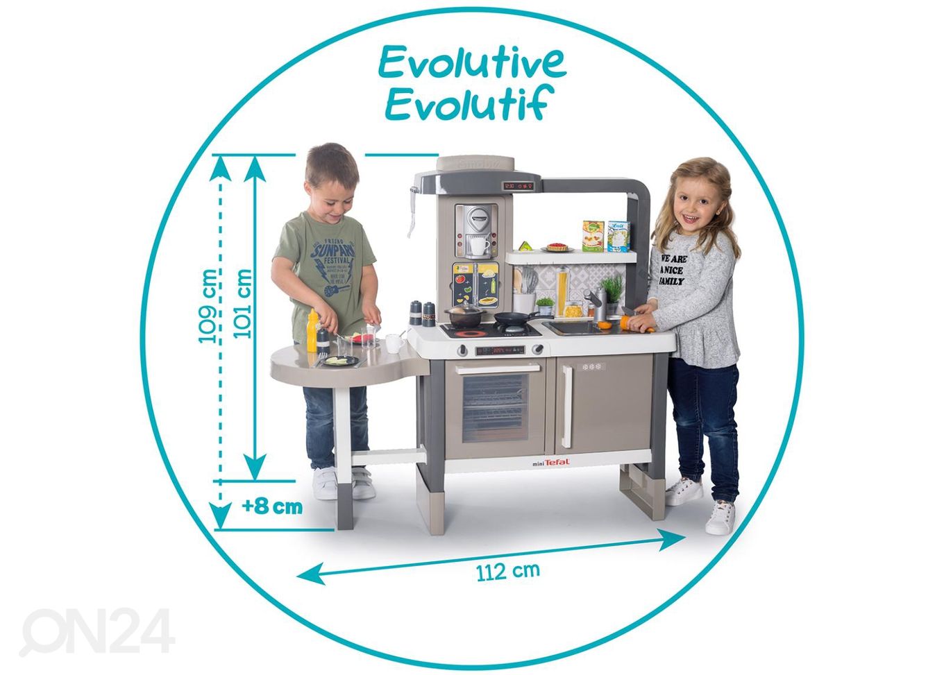 Smoby электронная кухня Tefal Evolutive увеличить