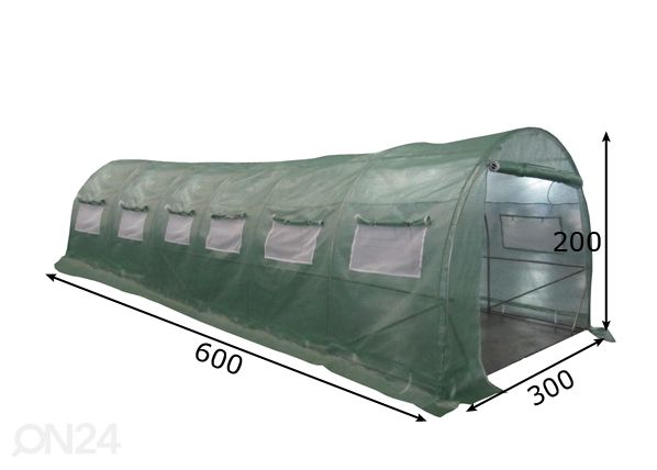 Арочная теплица из пленки Pro 3x6 м, 18 м² размеры