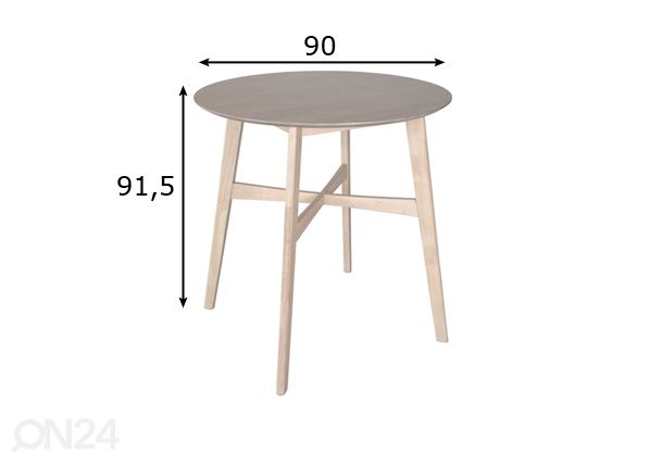 Барный стол William размеры