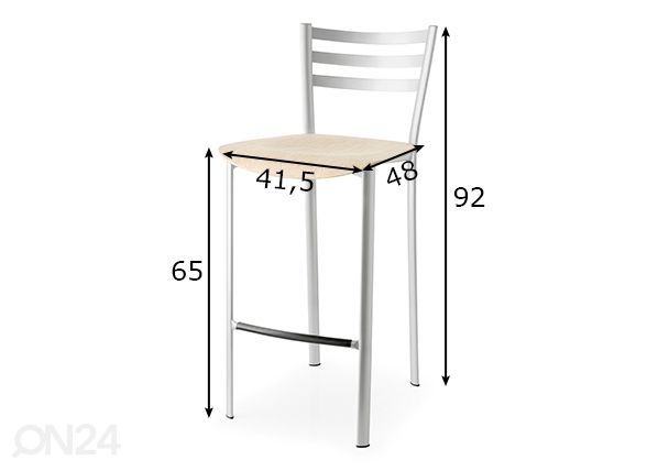 Барный стул Ace размеры