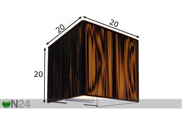 Бра Ristra Cube II размеры