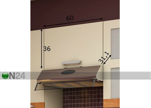 Верхний кухонный шкаф 60 cm размеры