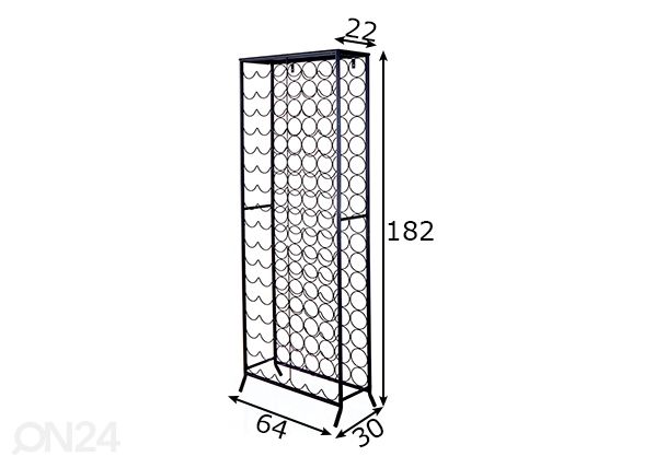 Винная полка Storage размеры