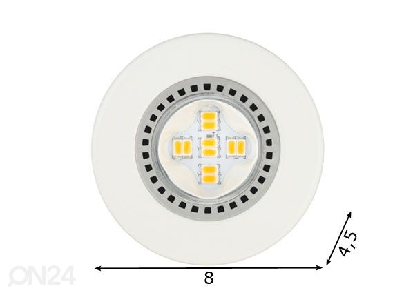 Встраиваемый светильник 3 шт размеры