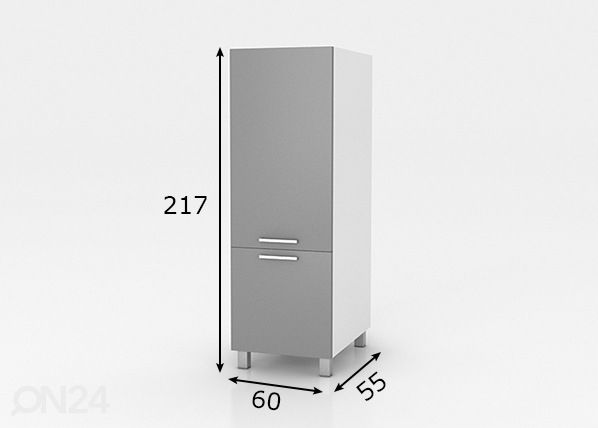 Высокий кухонный шкаф 60 cm размеры