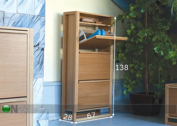 Галошница NewEst Shoe Cabinet 3 Door размеры
