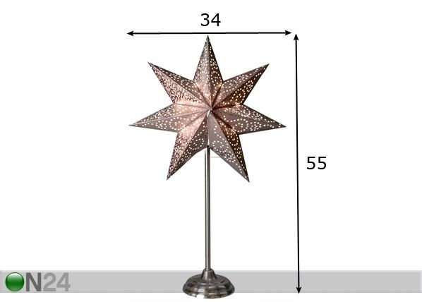 Декоративный светильник Antique Star 55cm размеры
