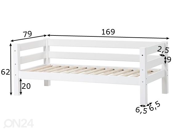 Детская кровать Premium 70x160 cm размеры